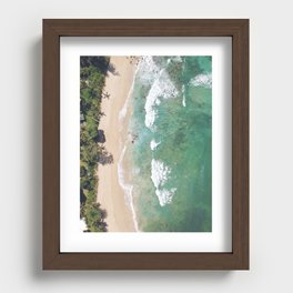 North Shore Palms Recessed Framed Print