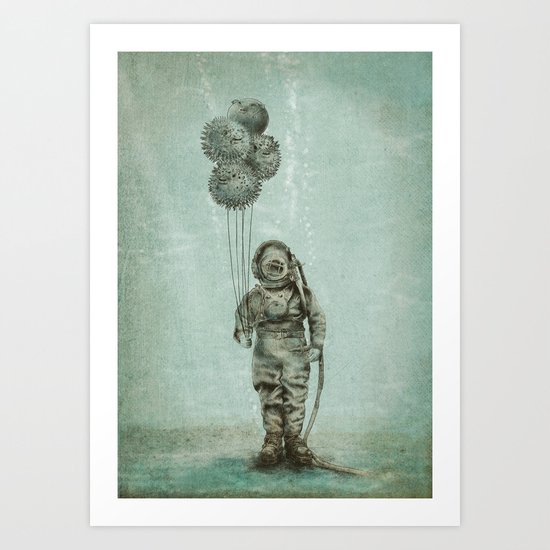 Balloon Fish Art Print