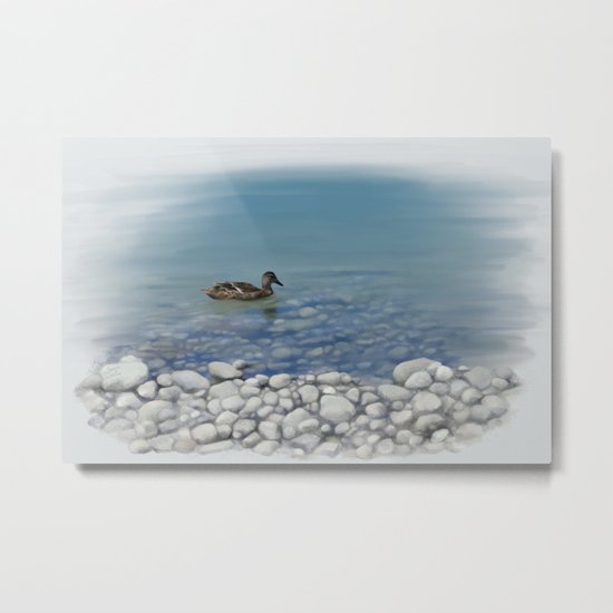 Clear water Metal Print
