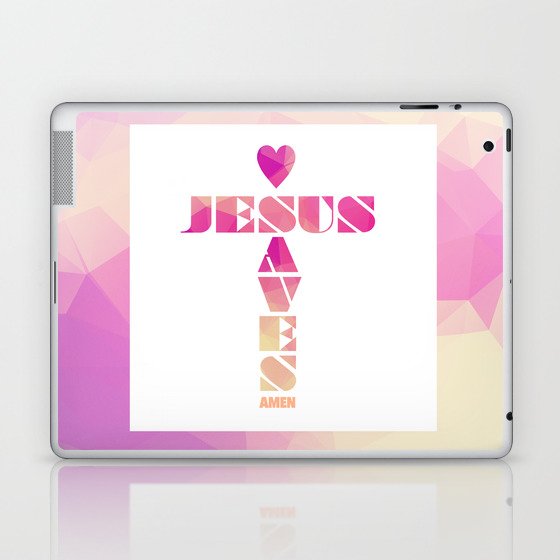 Jesus Saves Laptop & iPad Skin