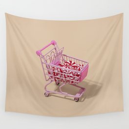 Groceries cart Wall Tapestry