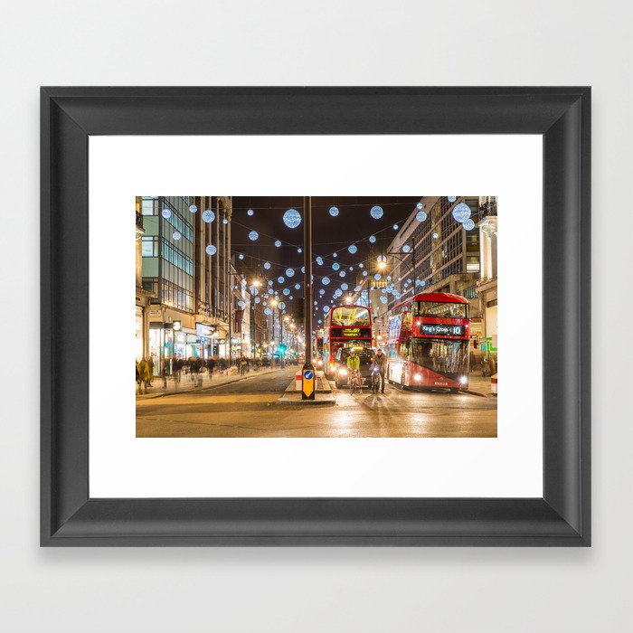 Christmas in London Framed Art Print