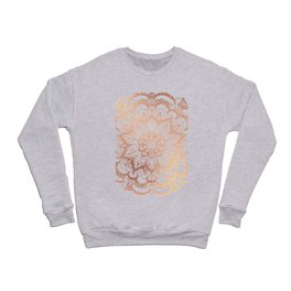 Mandala Rose-Gold Shine II Crewneck Sweatshirt