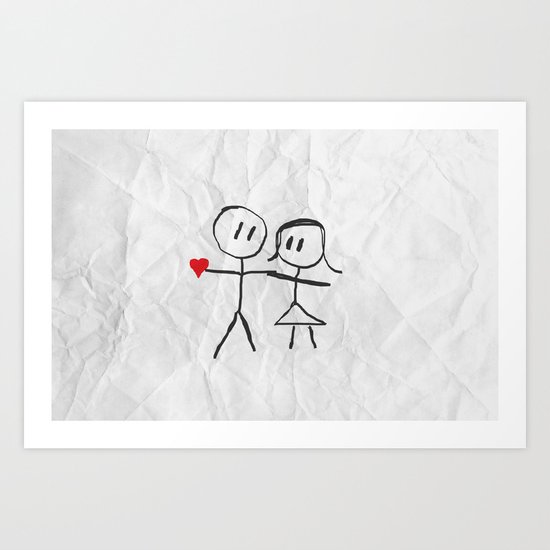 Marry me Art Print