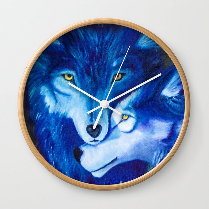 Ante Luna Lupus Wall Clock