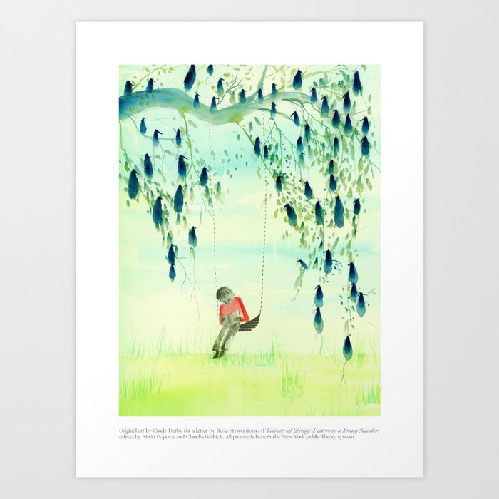 A Velocity of Being: Cindy Derby Art Print