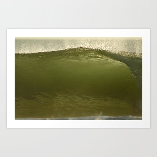 Verde Tubo Art Print