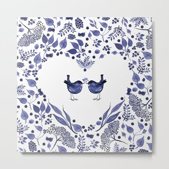 THE GIFT - INDIGO Metal Print