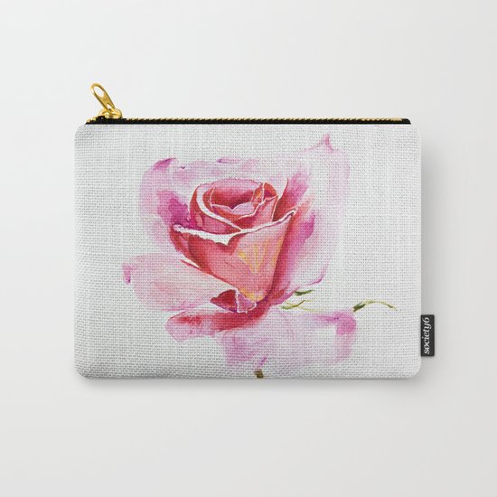 pink rose Carry-All Pouch