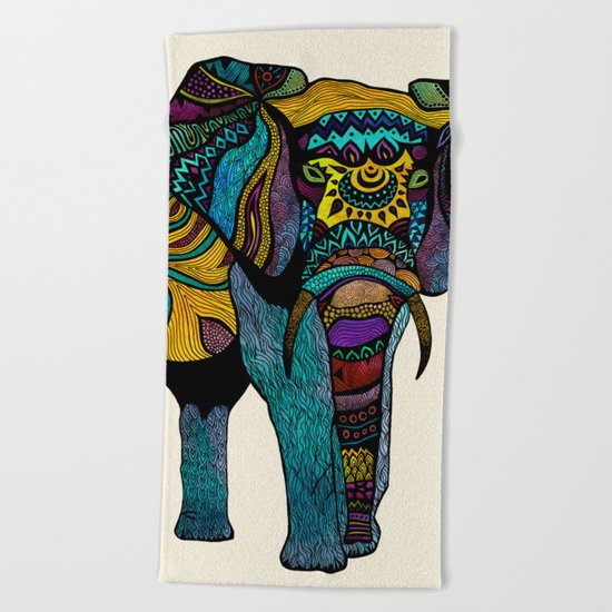 Elephant of Namibia Beach Towel