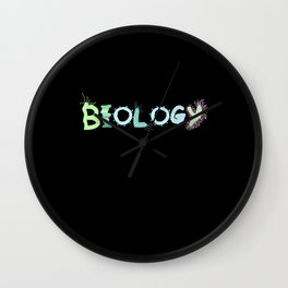 Biology Bacteria Microbiology Chemistry Wall Clock