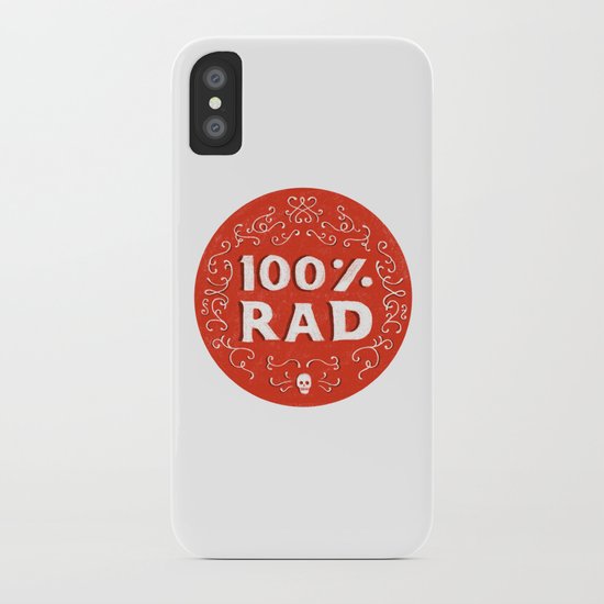 100% Rad iPhone Case