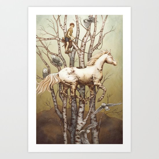 Carousel Art Print