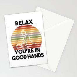 Massage Masseur Therapist Stationery Card