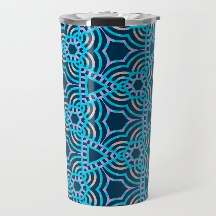 Iridescent Kaleidoscope Travel Mug