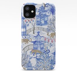 Blue Pagoda iPhone Case