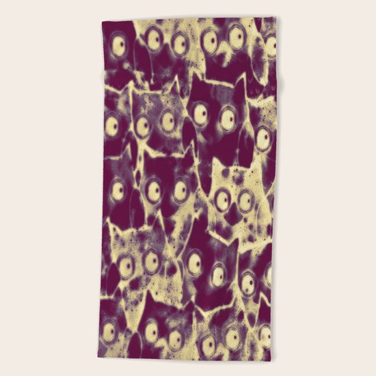 owl-350 Beach Towel