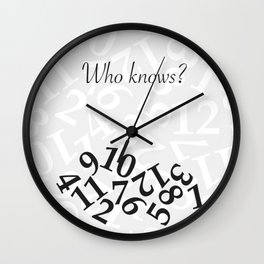 Who knows? Wall Clock