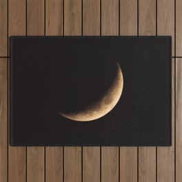 Crescent Moon Photograph Outdoor Rug