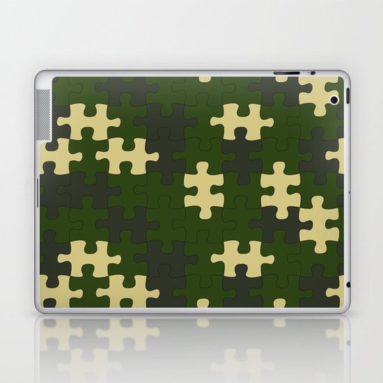 chameleon puzzle Laptop & iPad Skin