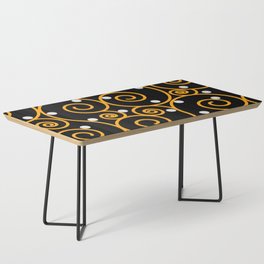 Curl lines art Coffee Table