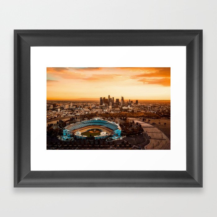 Los Angeles Skyline Framed Art Print