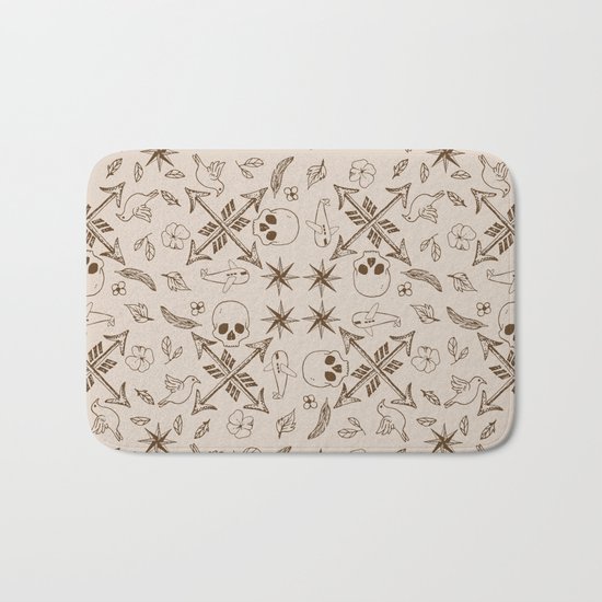 Where Are You Heading? Bath Mat