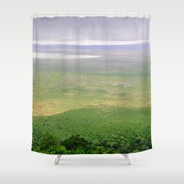 Ngorongoro Crater, African Serengeti, Tanzania, Africa color photograph / photography wall decor Shower Curtain