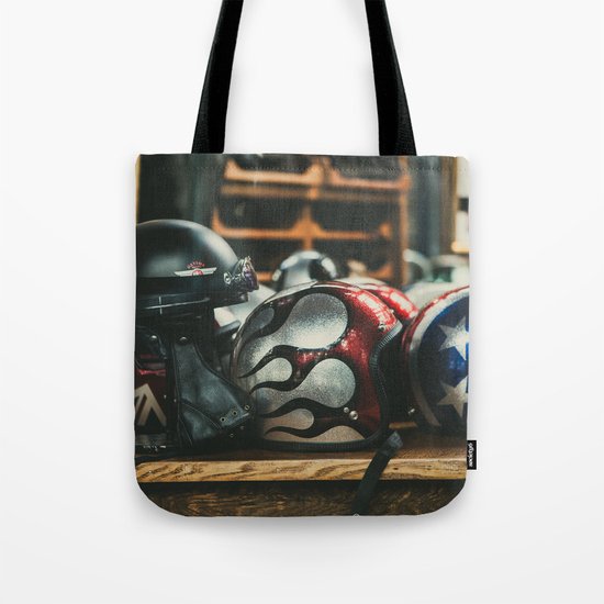Helmets Tote Bag