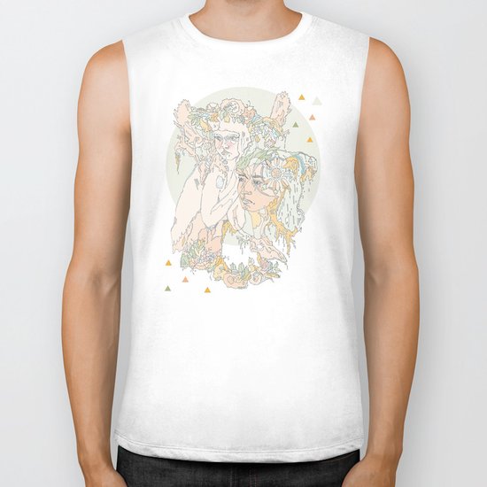 adorned pop Biker Tank