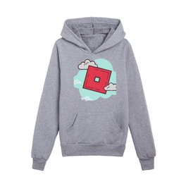 roblox o block  Kids Pullover Hoodies