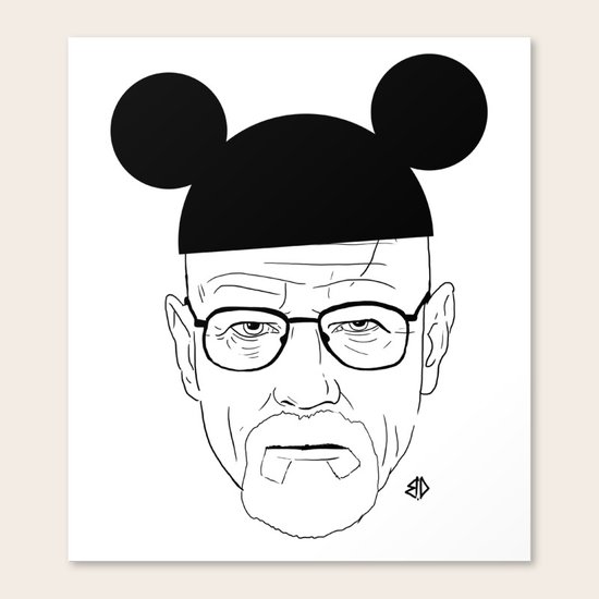 Walt Disney Canvas Print