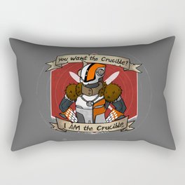 Lord Shaxx is the Crucible Rectangular Pillow