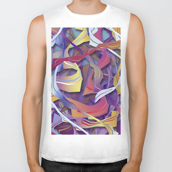 Interaction (in purple) Biker Tank