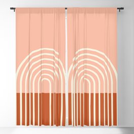 Terracota Pastel Blackout Curtain