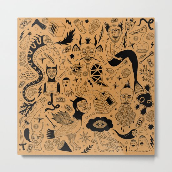 Curious Collection No. 1 Metal Print