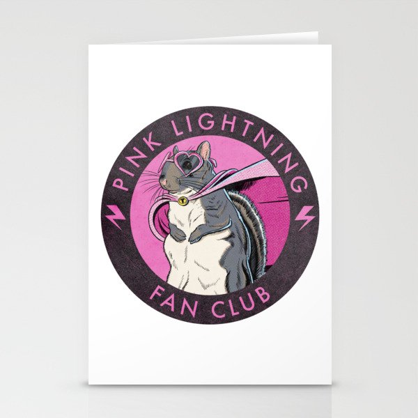 Little Thumbelina Girl: Pink Lightning Fan Club Stationery Cards