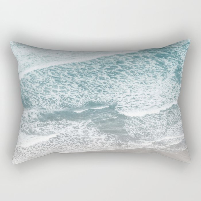 Atlantic Ocean Beauty (Aerial) #14 #wall #art #society6 Rectangular Pillow