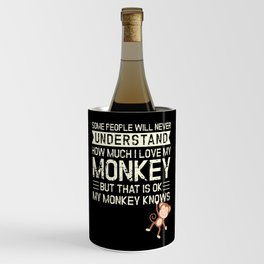 Monkey My Monkey Knows Chimpanzee Wine Chiller
