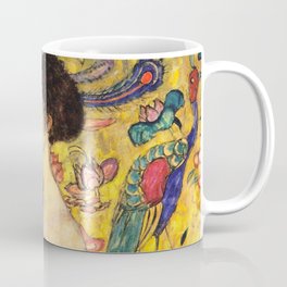 Gustav Klimt "Dame mit Fächer" Coffee Mug