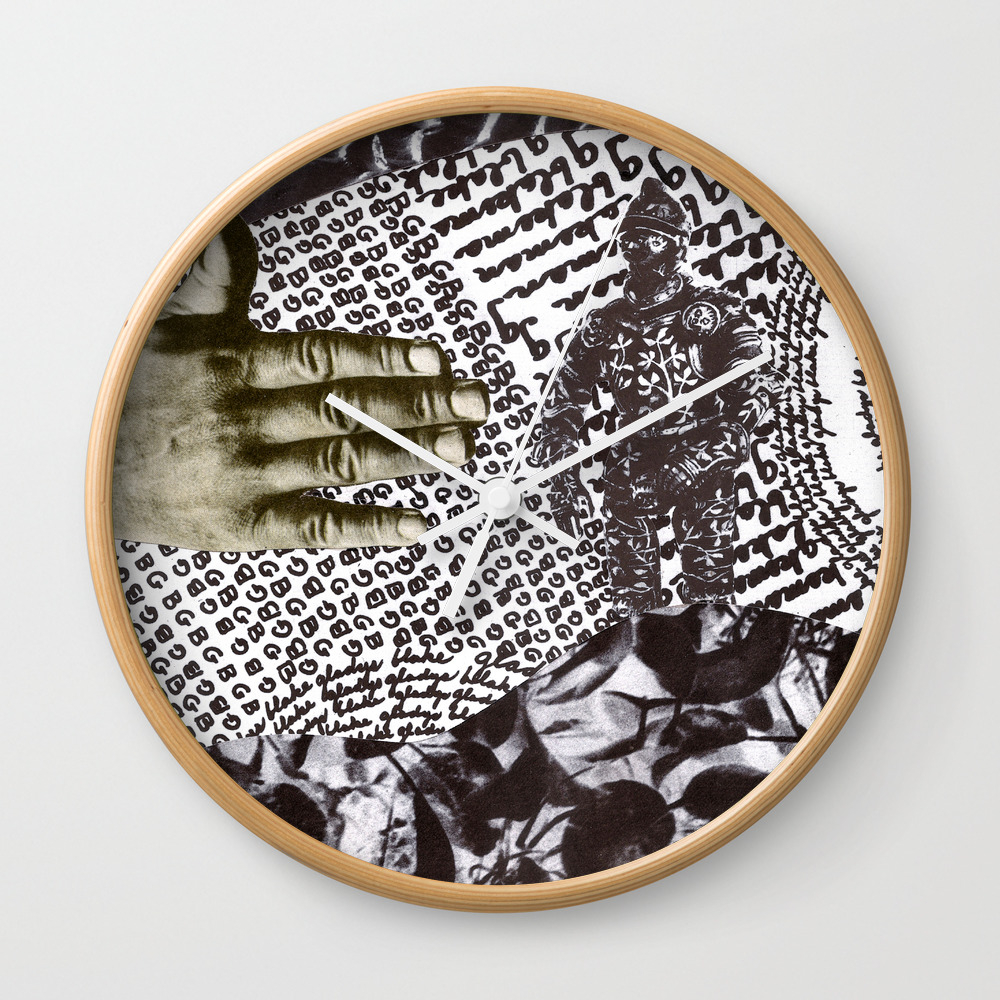 Wave Protection Wall Clock by cryptohelix