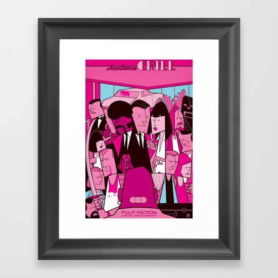 Pulp Fiction Framed Art Print
