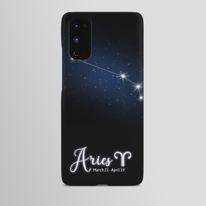 Zodiac Constellation - Aries in a sky view Android Case