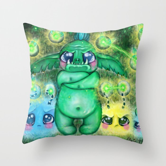 Frusterpated Throw Pillow