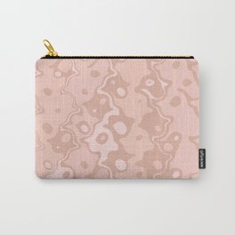 Coral Marble Carry-All Pouch