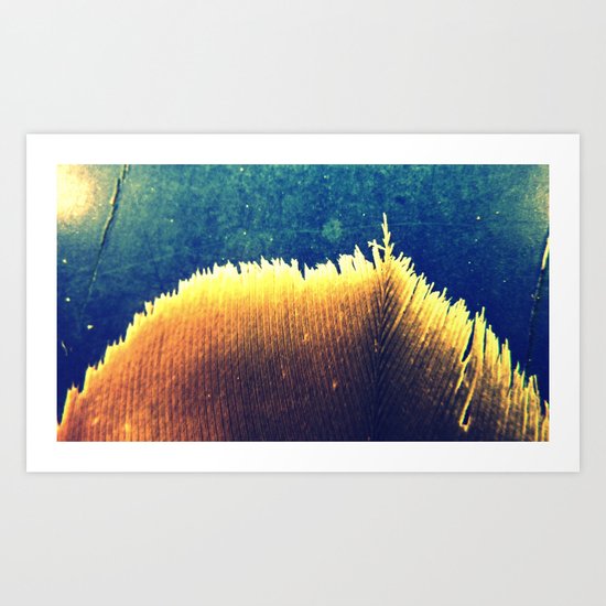 White Edge Art Print