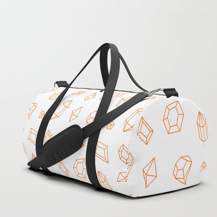 Orange Gems Pattern Duffle Bag