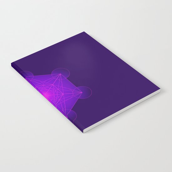 Metatron | Cube | Secret Geometry | Platonic | Matrix | Protects children Notebook