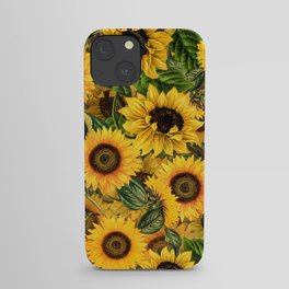 Vintage & Shabby Chic - Noon Sunflowers Garden iPhone Case