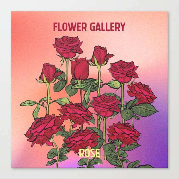 Flower Gallery Rose Canvas Print